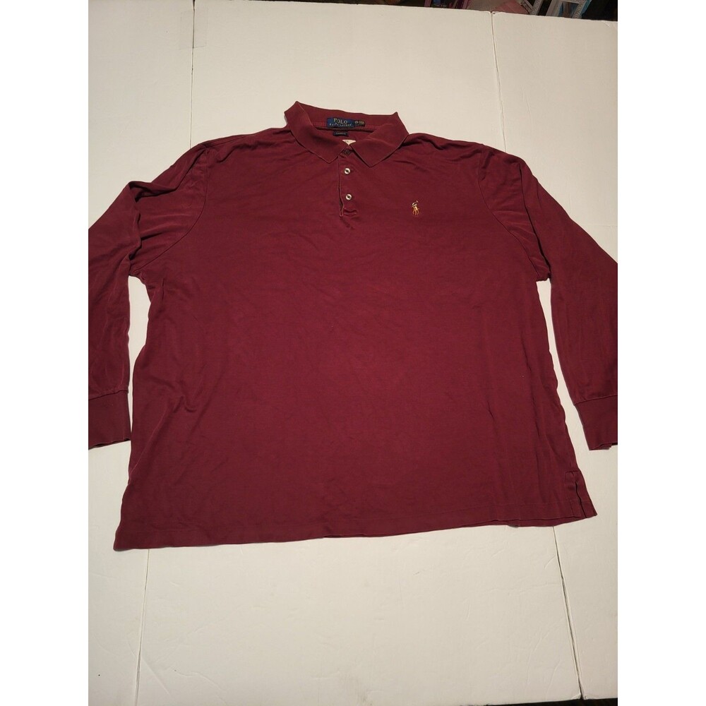(#16) Polo Ralph Lauren Classic Fit Long Sleeve Men's Size XXL Maroon